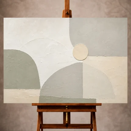 Neutral Abstract Wall Art wall art print for elegant interiors