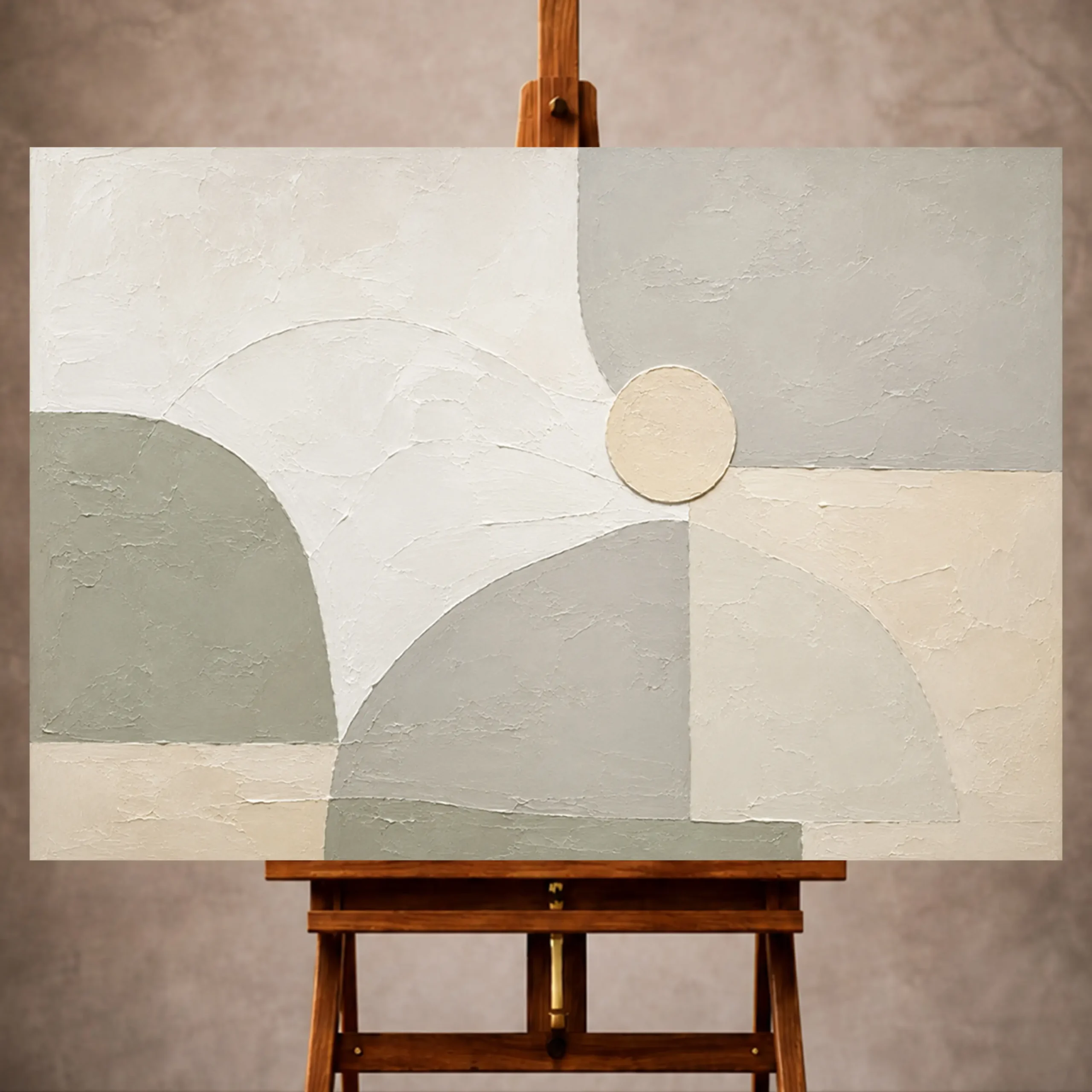 _Yatay MocupPage 1 Neutral Abstract Wall Art wall art print for elegant interiors