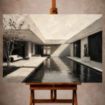 Modern Architecture Wall Art wall art print for elegant interiors