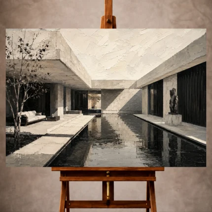 Modern Architecture Wall Art wall art print for elegant interiors