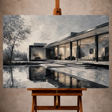 Modern Architecture Wall Art wall art print for elegant interiors