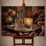 Romantic Bedroom Wall Art wall art print for elegant interiors