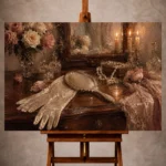 Romantic Bedroom Wall Art wall art print for elegant interiors