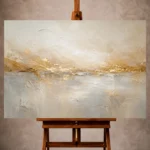 Gold Abstract Wall Art wall art print for elegant interiors