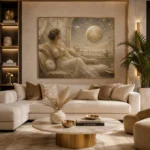 Celestial Observatory Muse Celestial Feminine Wall Art Canvas Print - Image 11