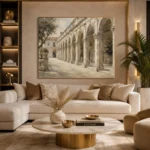 Renaissance Arcade Classical Architecture Wall Art Canvas Print - Image 10