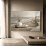 Ceramic Vase Seascape Coastal Bedroom Wall Art Canvas Print - Image 11
