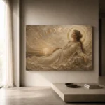 Lunar Tide Muse Celestial Feminine Wall Art Canvas Print - Image 12