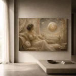 Celestial Observatory Muse Celestial Feminine Wall Art Canvas Print - Image 12