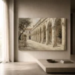 Renaissance Arcade Classical Architecture Wall Art Canvas Print - Image 11