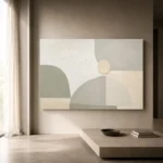 Sage Arch Neutral Abstract Wall Art Canvas Print - Image 11