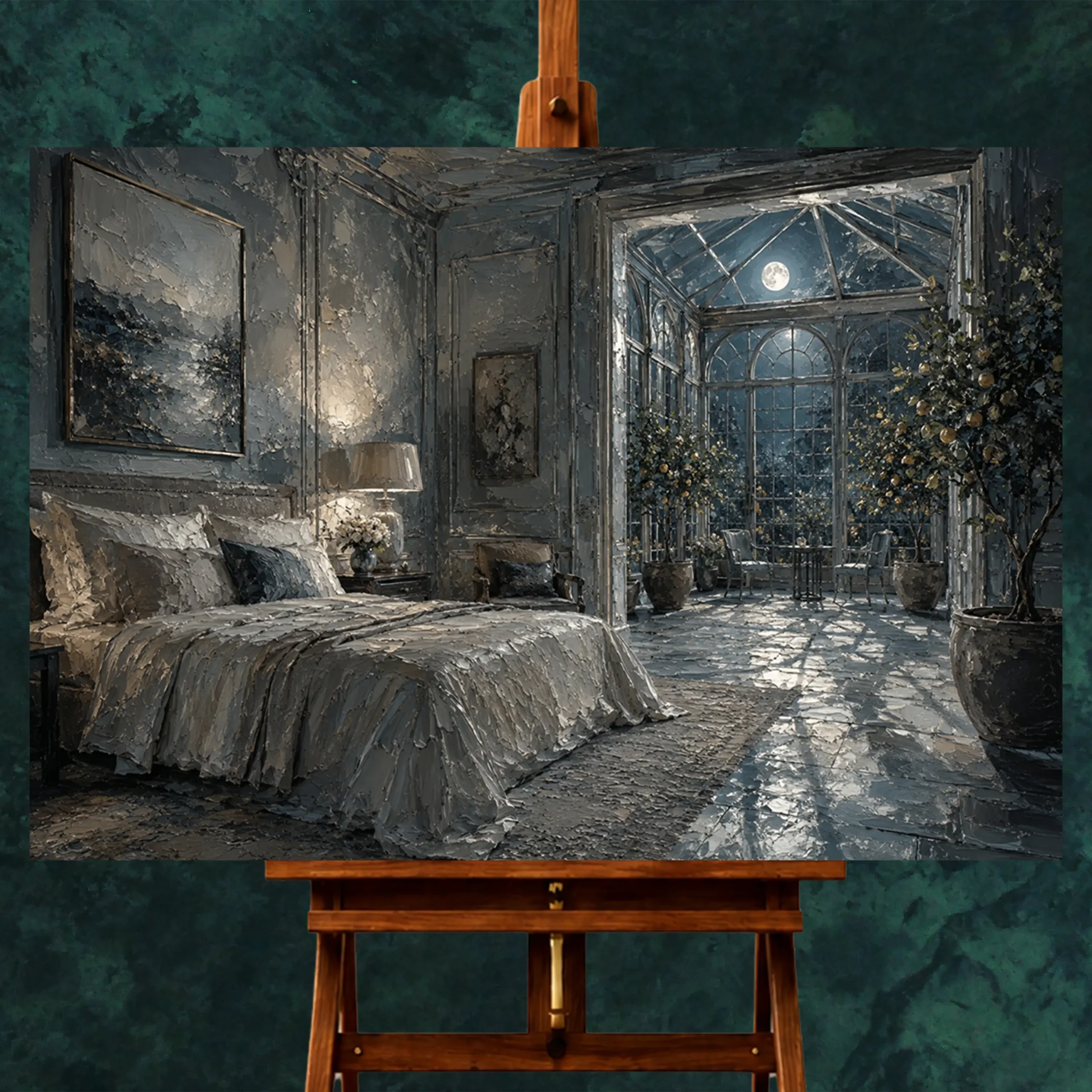 _Yatay MocupPage 2 Moonlit Bedroom Wall Art wall art print for elegant interiors