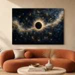 Solar Eclipse Zodiac Wall Art Canvas Print - Image 4