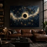 Solar Eclipse Zodiac Wall Art Canvas Print - Image 5