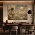 Celestial Observatory Muse Celestial Feminine Wall Art Canvas Print - Image 6
