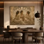 Moon Sisters Celestial Feminine Wall Art Canvas Print - Image 6