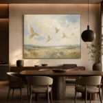 Flying White Doves Bird Wall Art Canvas Print - Image 5