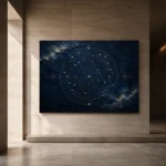 Celestial Sphere Chart Constellation Wall Art Canvas Print - Image 7