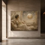 Celestial Observatory Muse Celestial Feminine Wall Art Canvas Print - Image 7