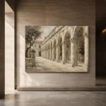 Renaissance Arcade Classical Architecture Wall Art Canvas Print - Image 6