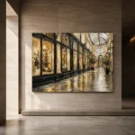 Covered Passage Parisian Architecture Wall Art Canvas Print - Image 6