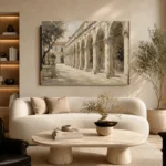 Renaissance Arcade Classical Architecture Wall Art Canvas Print - Image 7