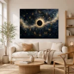Solar Eclipse Zodiac Wall Art Canvas Print - Image 9