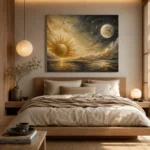 Celestial Horizon Sun and Moon Wall Art Canvas Print - Image 10