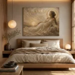Lunar Tide Muse Celestial Feminine Wall Art Canvas Print - Image 10