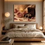 Pearl Jewelry Box Romantic Bedroom Wall Art Canvas Print - Image 10