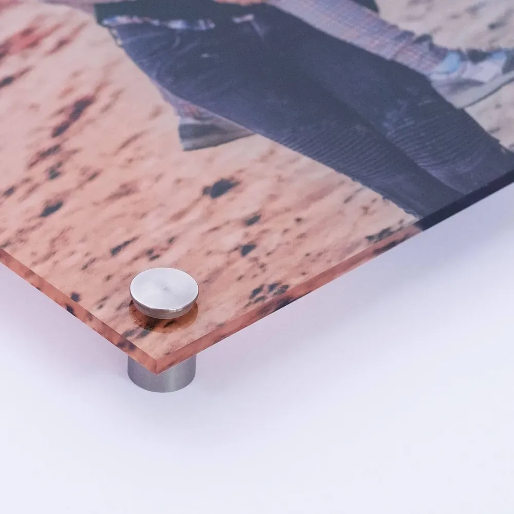 Luxury acrylic print surface detail for refined interiors