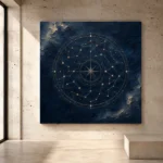 Celestial Zodiac Map Constellation Wall Art Canvas Print - Image 4