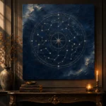 Celestial Zodiac Map Constellation Wall Art Canvas Print - Image 5