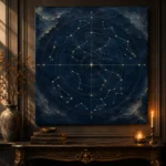 Celestial Navigation Chart Constellation Wall Art Canvas Print - Image 5