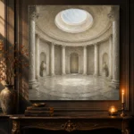 Oculus Rotunda Classical Architecture Wall Art Canvas Print - Image 4