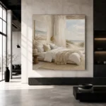 Dune View Coastal Bedroom Wall Art Canvas Print - Image 6