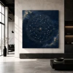 Celestial Zodiac Map Constellation Wall Art Canvas Print - Image 6