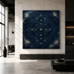 Celestial Star Mandala Constellation Wall Art Canvas Print - Image 6