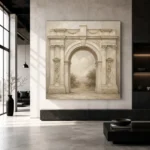 Ivory Archway Classical Architecture Wall Art Canvas Print - Image 5