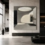 Oculus Courtyard Modern Architecture Wall Art Canvas Print - Image 5