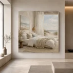 Dune View Coastal Bedroom Wall Art Canvas Print - Image 7