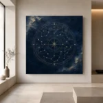 Celestial Zodiac Map Constellation Wall Art Canvas Print - Image 7