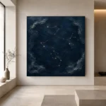 Scattered Star Field Constellation Wall Art Canvas Print - Image 7