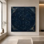Celestial Navigation Chart Constellation Wall Art Canvas Print - Image 7