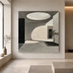 Oculus Courtyard Modern Architecture Wall Art Canvas Print - Image 6