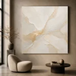 Pearl Gilded Current Gold Abstract Wall Art Canvas Print - Image 7