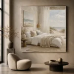Dune View Coastal Bedroom Wall Art Canvas Print - Image 8