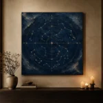 Celestial Navigation Chart Constellation Wall Art Canvas Print - Image 9