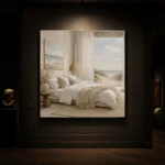 Dune View Coastal Bedroom Wall Art Canvas Print - Image 10