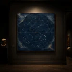 Celestial Navigation Chart Constellation Wall Art Canvas Print - Image 10